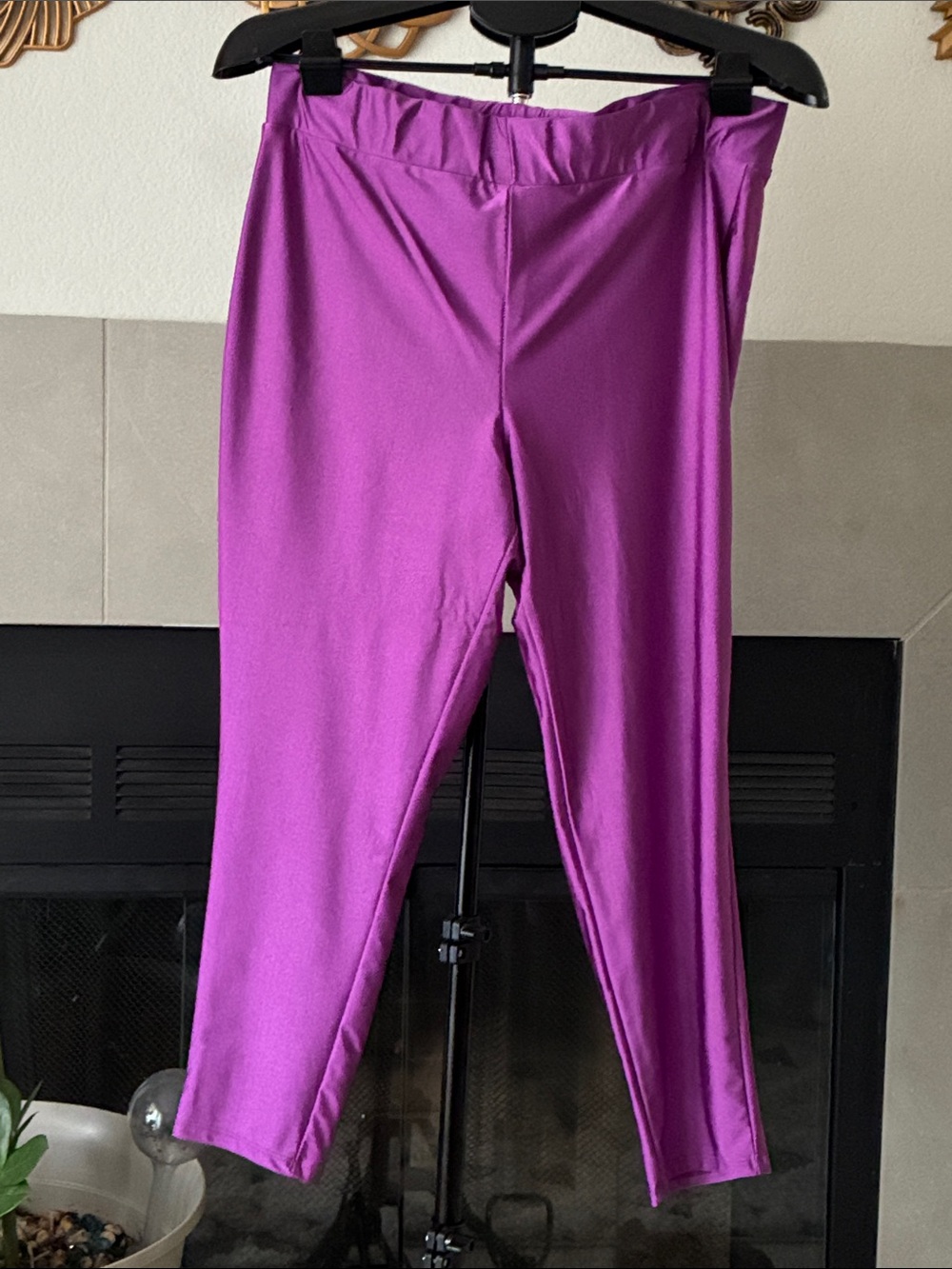 Women’s Purple Stretch Liquid Leggings